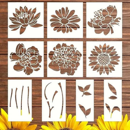 🏡New Year Spring Sale 49% OFF -Garden Fence Large Flower Stencils🌻DIY Decoration