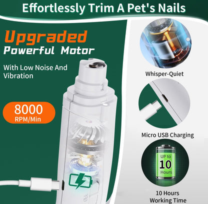 2-in-1 Pet Nail Grinder