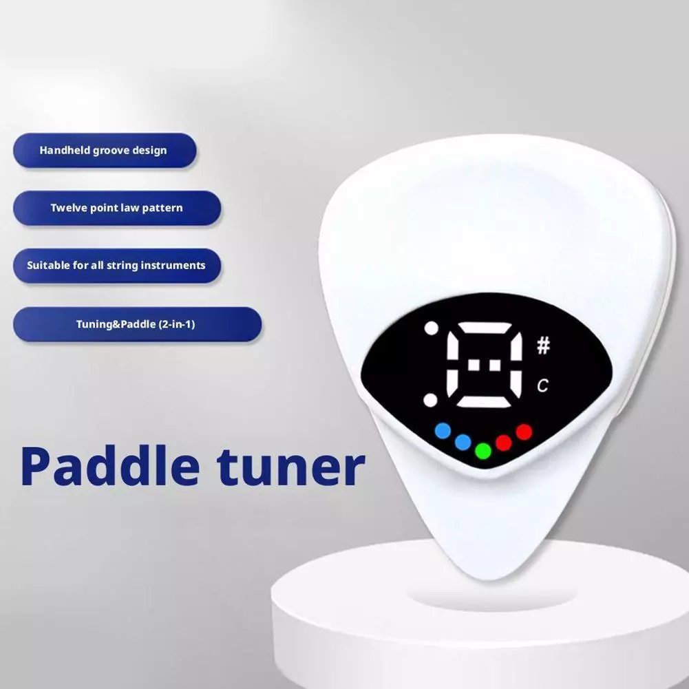 ✨2025 New Arrival✨2-in-1 Guitar Picks-Acoustic Guitar Tuner