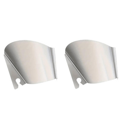 Stainless steel pouring shield