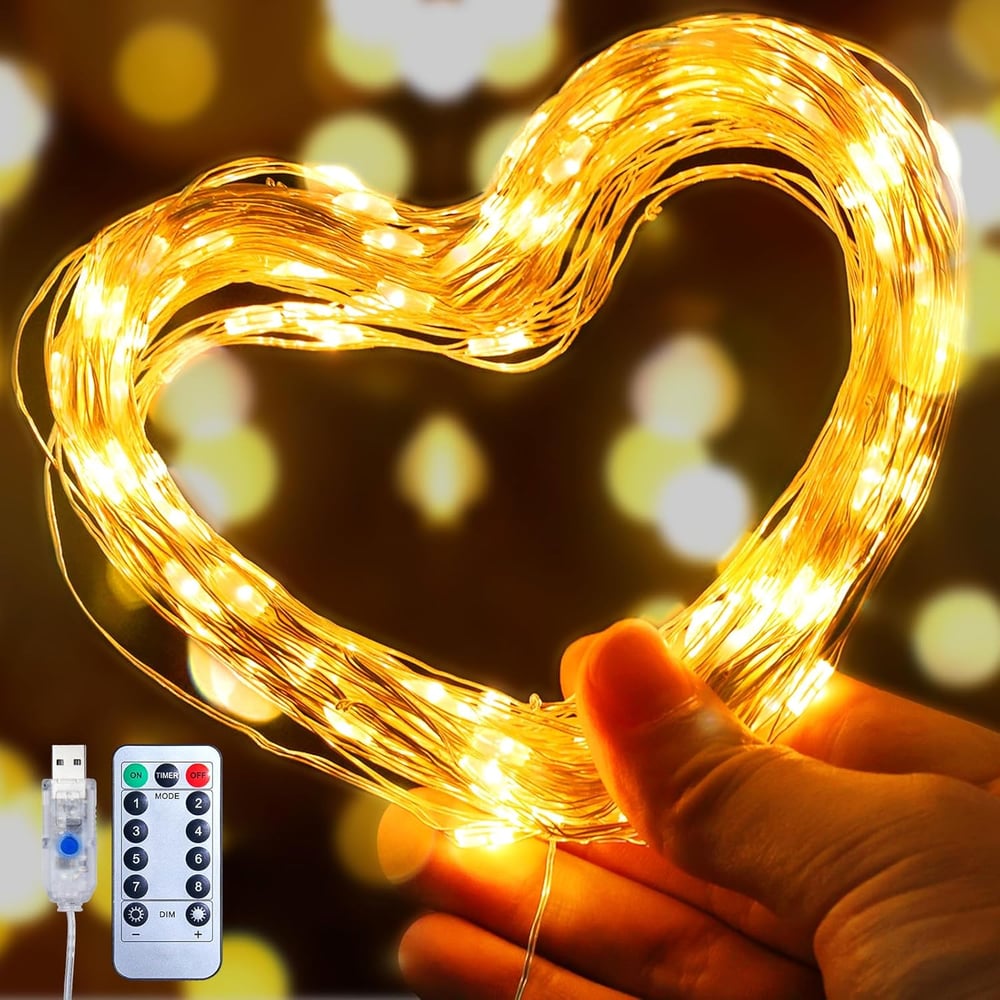 🌲Early Christmas Sale-49% Off✨8 Modes 100-600 Christmas LED Firefly Twinkle String Lights
