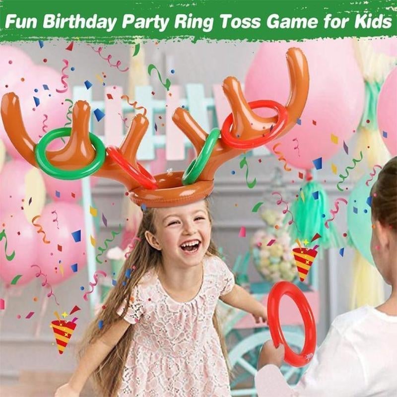 🌲Christmas Reindeer Ring Toss Game