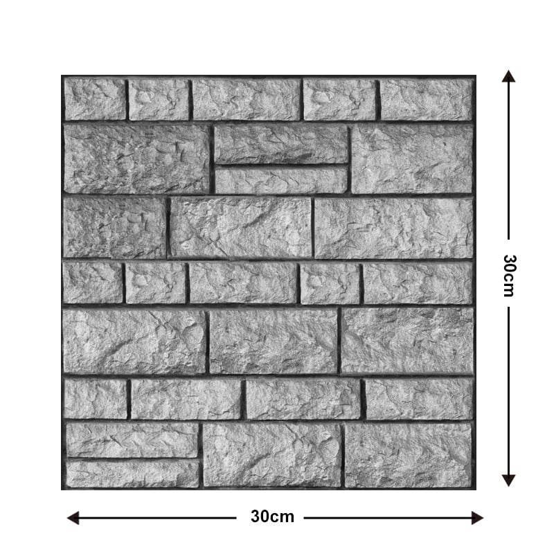 10Pcs 3D Peel and Stick Wall Tiles(12x12 inches)