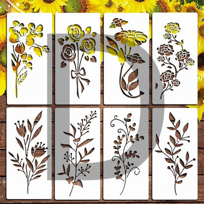 Sunflower🔥 Garden Fence Large Flower Stencils🌻DIY Decoration