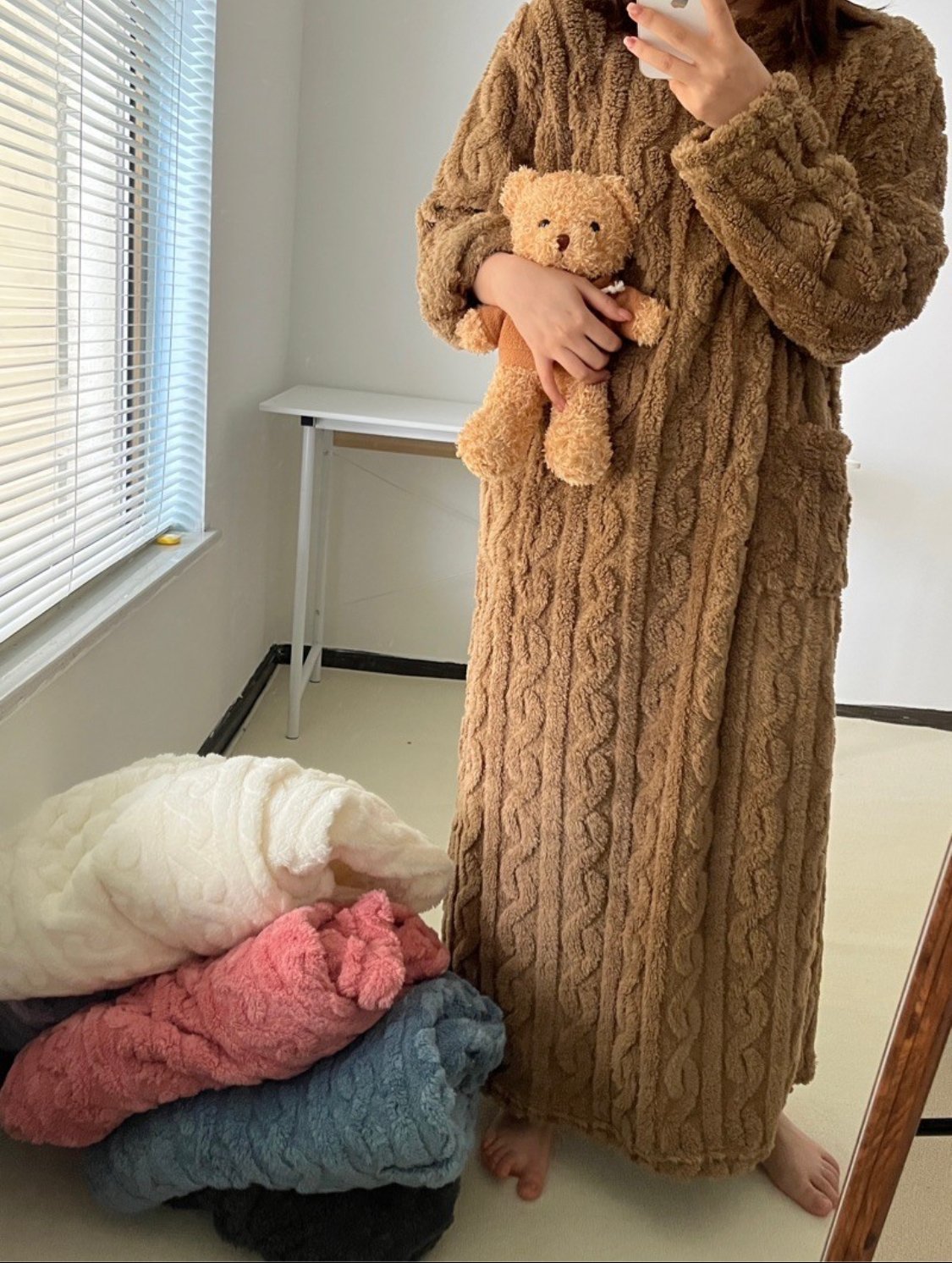 💟A Warm Gift🎀Winter Coral Velvet Home Clothes🔥