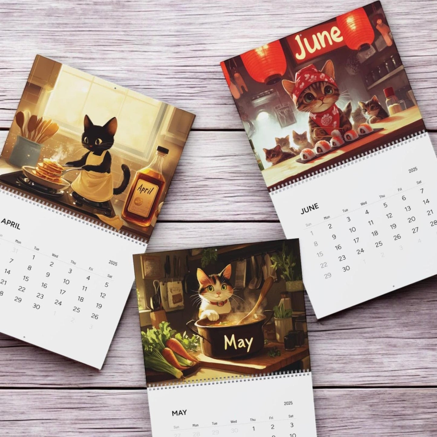 🧑‍🍳Cooking Cats Calendar 2025