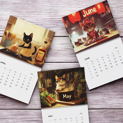 🧑‍🍳Cooking Cats Calendar 2025