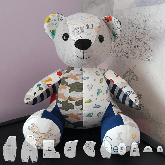 Memory Bear Template Ruler Set - With Instructions