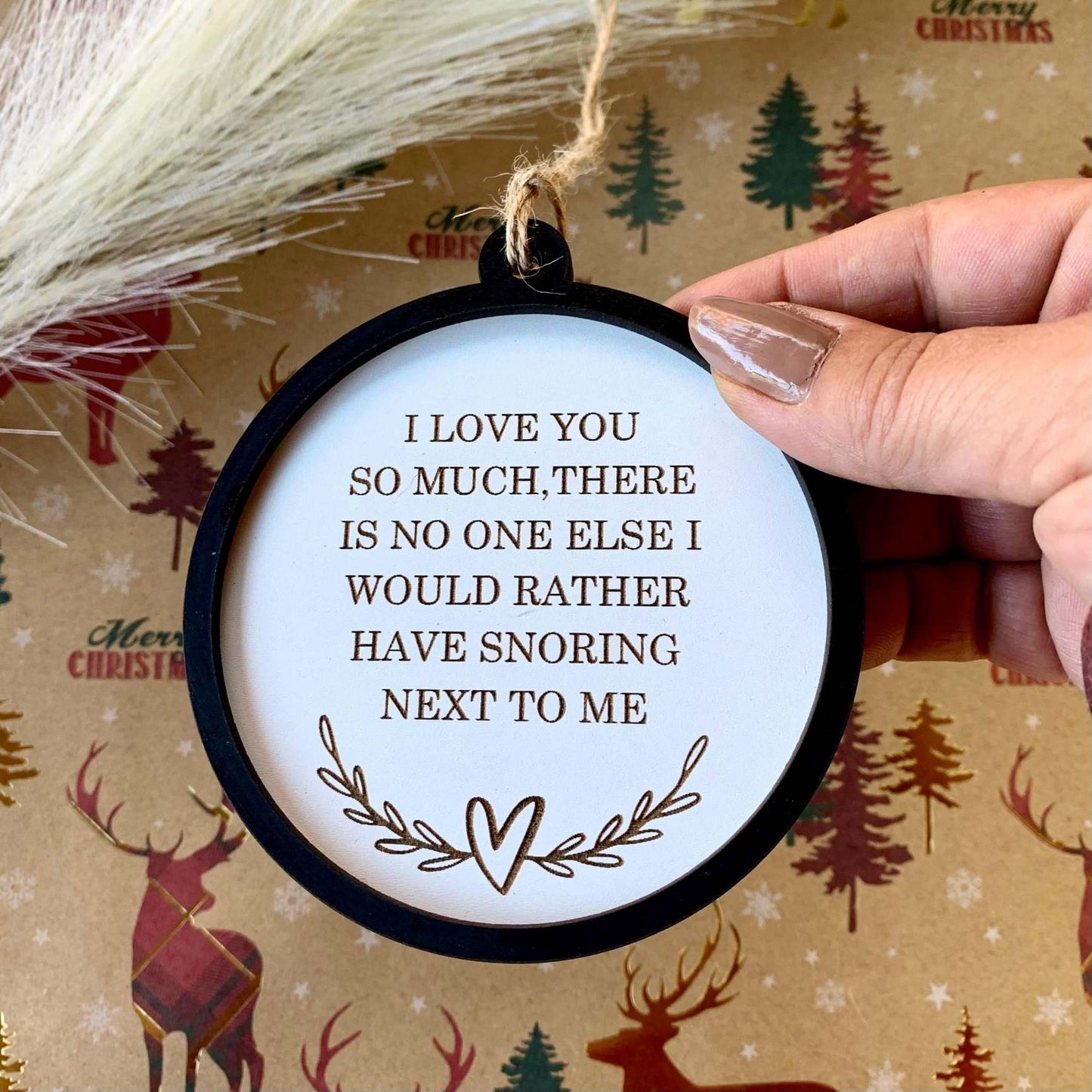 🎄Funny Wooden Tree Ornament🎁