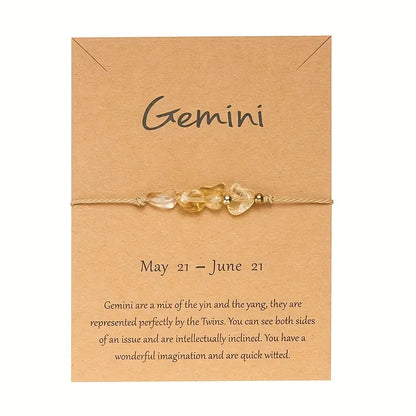 ✨Constellation Astrology Gemstone Bracelet
