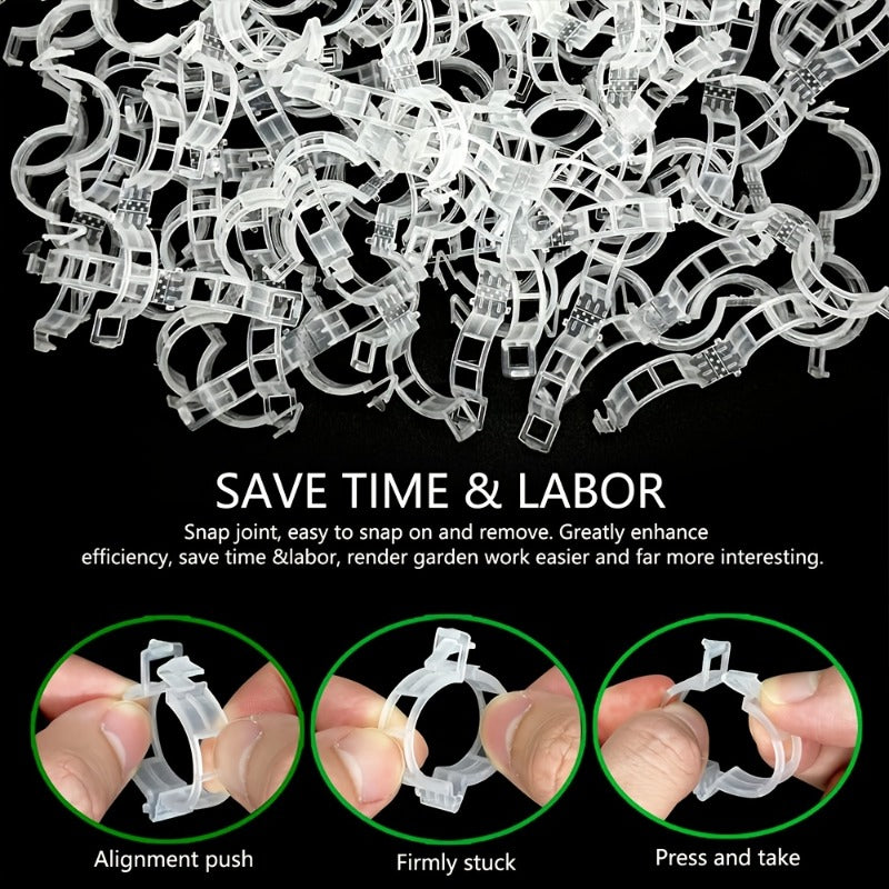 Tomato Clips, Plastic Trellis Clips