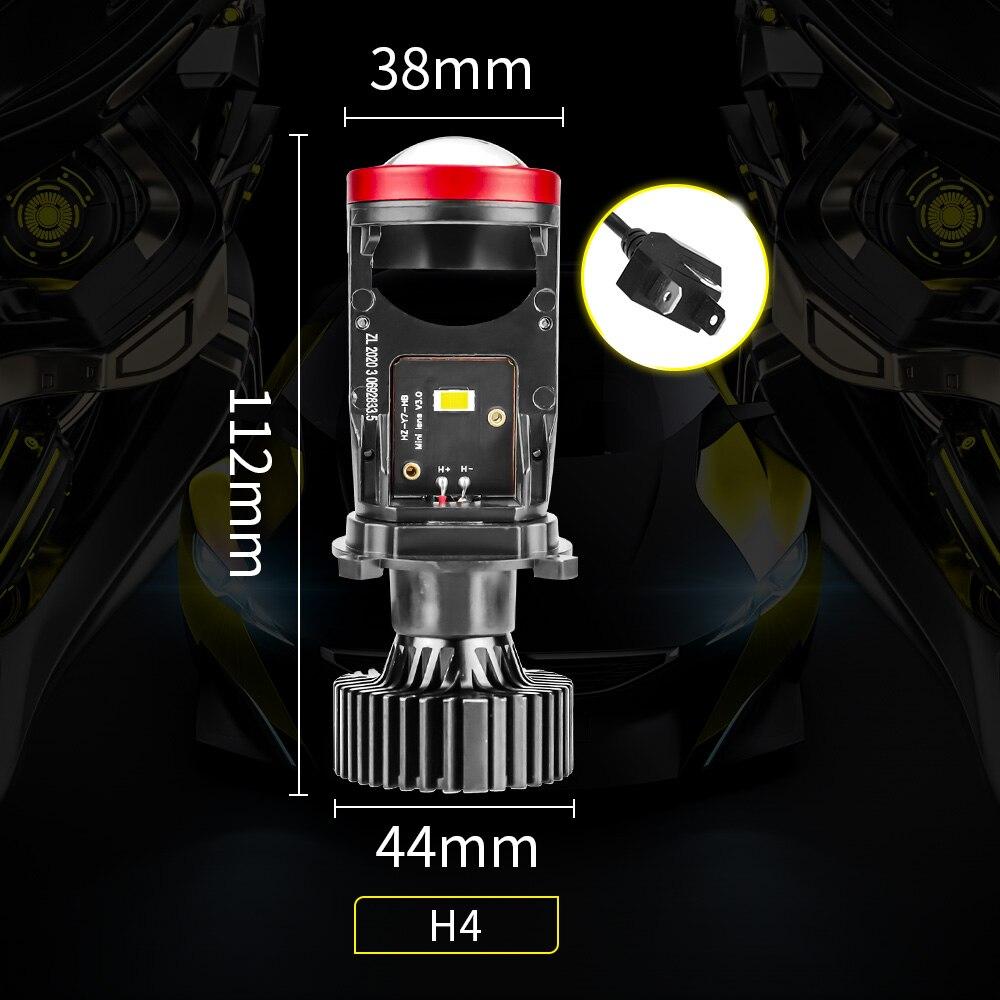 Y7D H4 LED Headlight Canbus Car Light 6500K 90W 18000LM Conversion Kit High/Low Beam