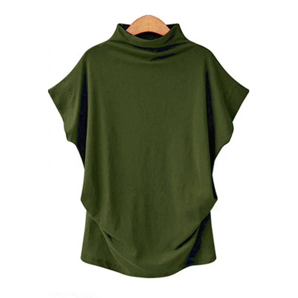 Women's Casual Loose Turtleneck Top