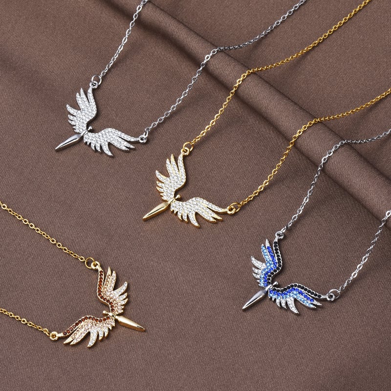 80% OFF Today Only! (4.8/5⭐⭐⭐⭐⭐)💕-Fashion Angel Necklace