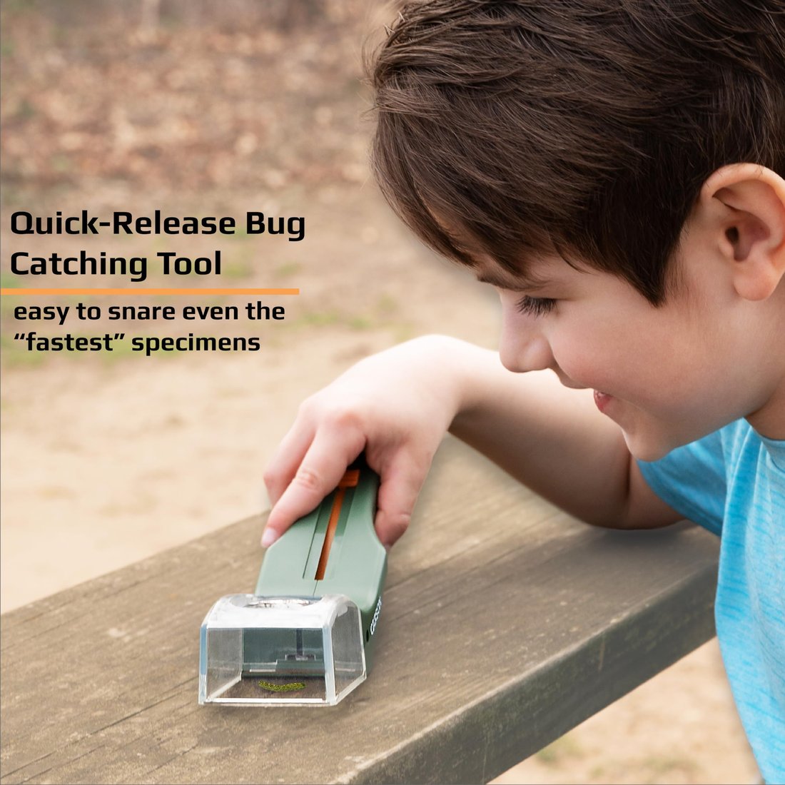 Quick-Release Bug Catching Tool and Magnifier