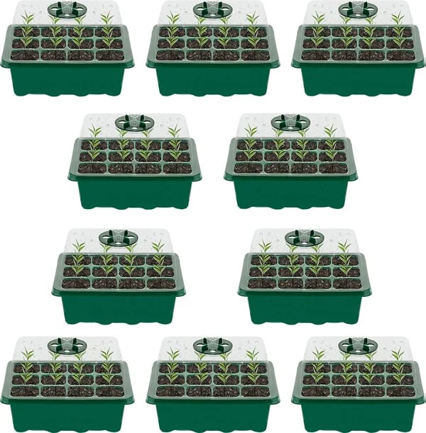 ✨LAST DAY 49% OFF🔥Adjustable Humidity Seed Starter Trays