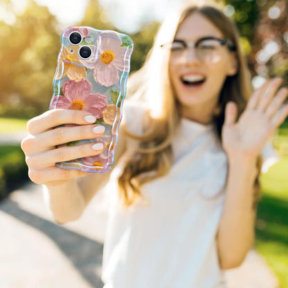 🌸Colorful Retro Oil Painting Print iPhone Case