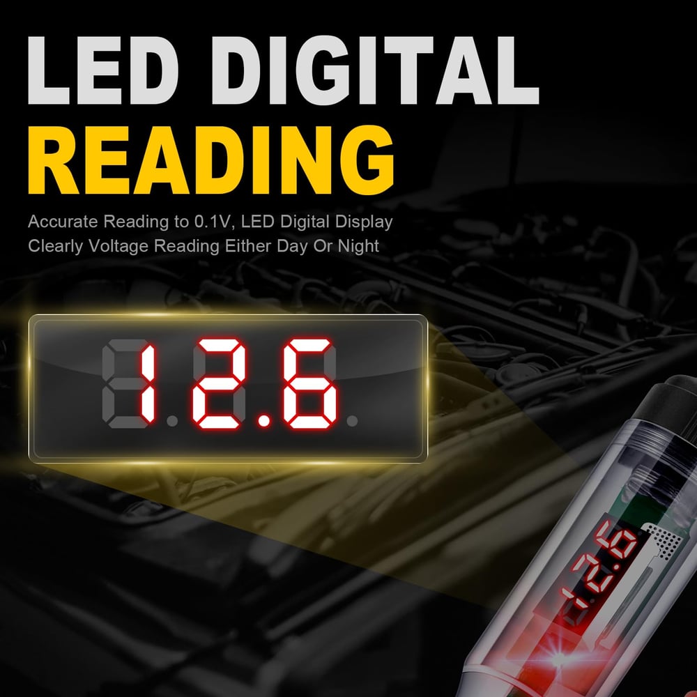 ⏰Last Day Promotion 49% OFF✨Heavy Duty 5-90V Digital LED Circuit Tester