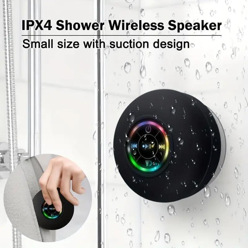 Last Day Special Sale🌈 Mini Bluetooth Waterproof Speaker with LED light🔊🎶