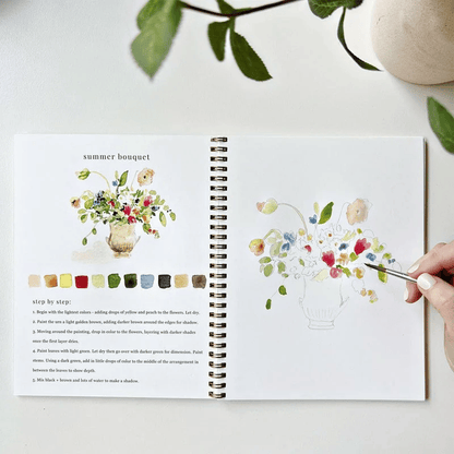 🔥LAST DAY 60% OFF - 💕Watercolor Workbook 🖼️Beginner-Friendly