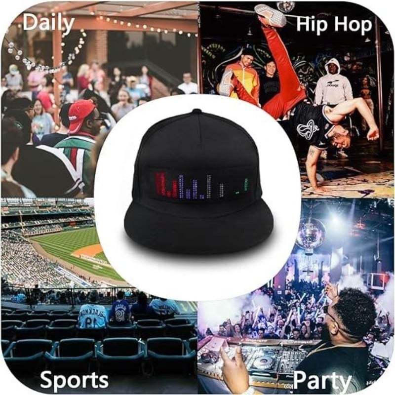 Personalized LED Display Cap