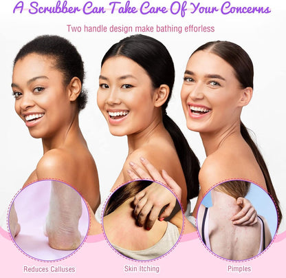 🔥Extended Exfoliating Back Scrubber with Handles