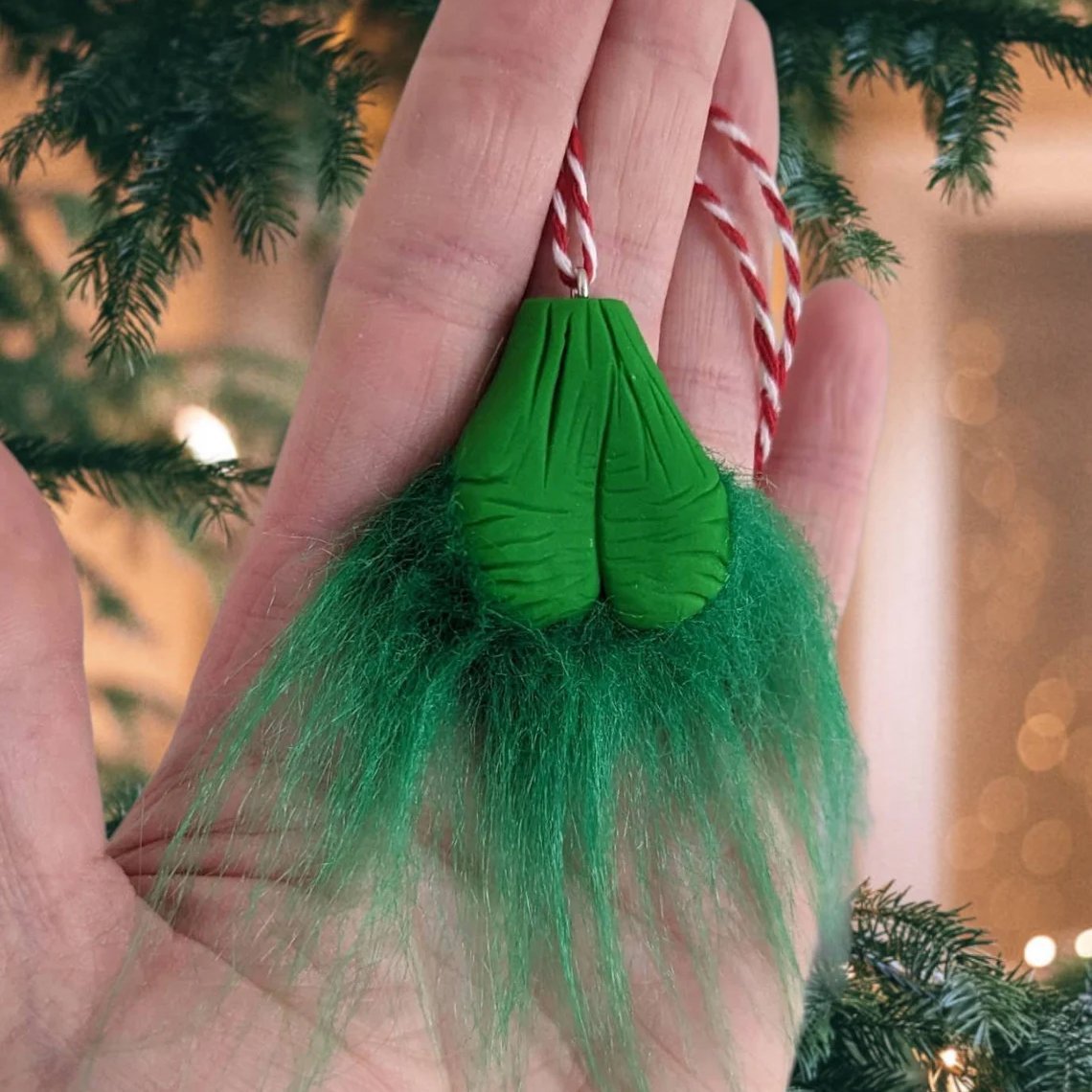 🔥Christmas Pre-Sale 50% OFF✨Hairy Grinchy ball balls Christmas Ornament