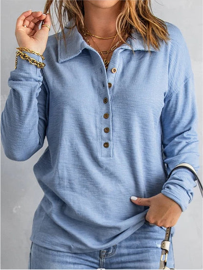 Women's Cotton V-Neck Comfortable Shirt