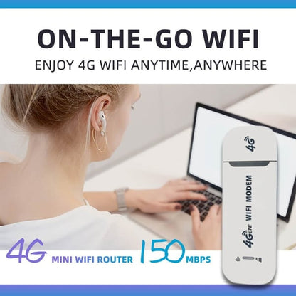 🎉LAST DAY SALE 50% OFF🔥5G LTE Router Wireless USB Mobile Broadband⚡ 150Mbps Wireless Network Card Adapter
