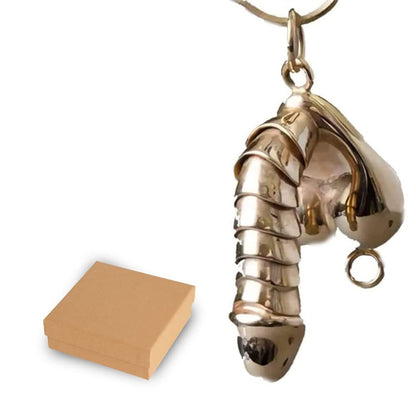 925 Sterling Silver Penis Pendant Pullable Penis Pendant, Hanging Male Sex Organ Pendant, Fun Gift