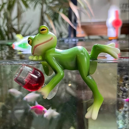 🐸 Frog Flower Pot Hanger Ornament🍷
