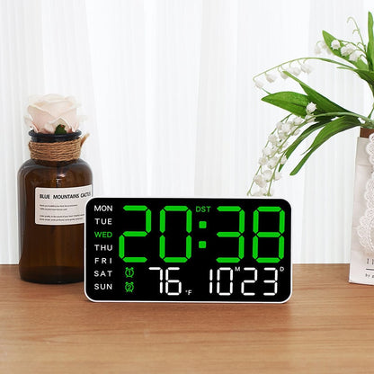 8.67''/16" Digital Wall Clock with RGB Color Changing Remote Control