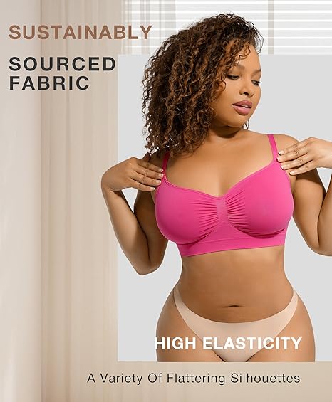 🔥Last day 60% OFF - 💖Women's Wireless Sculpt Bra Comfort Bralettes No Underwire Unlined Cami Bra