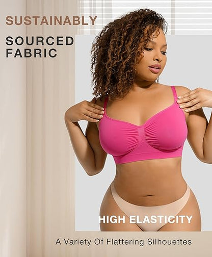 🔥Last day 60% OFF - 💖Women's Wireless Sculpt Bra Comfort Bralettes No Underwire Unlined Cami Bra
