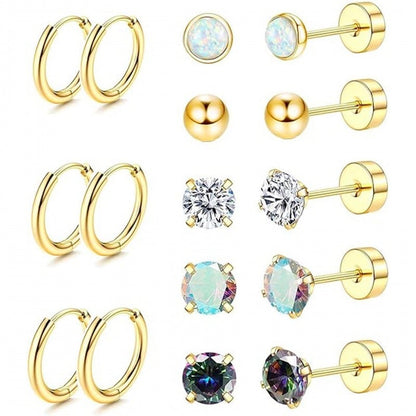 ✨LAST DAY 49% OFF✨8 Pairs Hypoallergenic Earrings