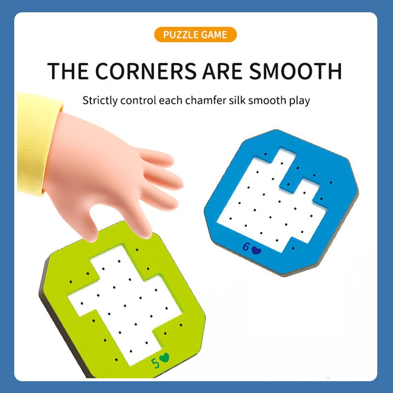 🔥LAST DAY SALE 49% OFF-👪Colorful Block Jigsaw Puzzle Game