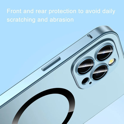 🔥Hot Sales🔥Magnetic Charging Aluminium Metal Bumper Matte Case Cover for iPhone