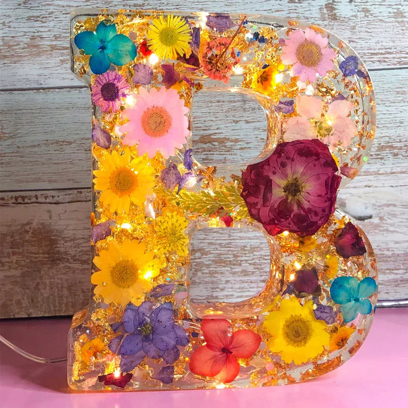 🌸Floral Resin Night Light