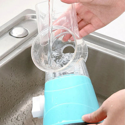 🧑‍🍳Kitchen Artifact --3 in 1 Rotary Cheese Grater Vegetable Slicer