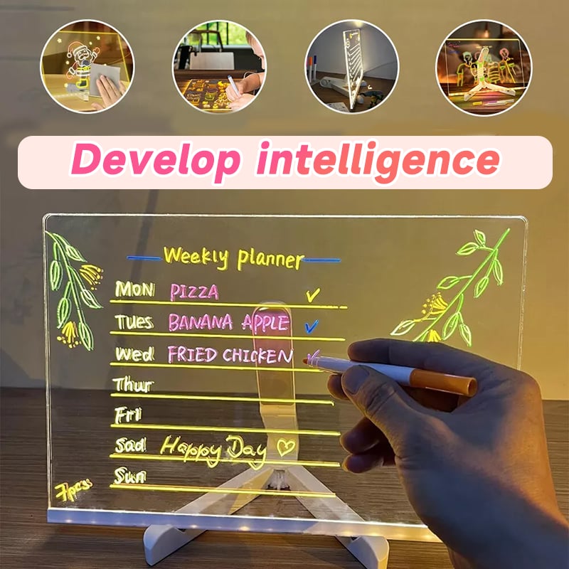 🔥HOT SALE 49%OFF-Creative Rewritable Acrylic LED Message Board