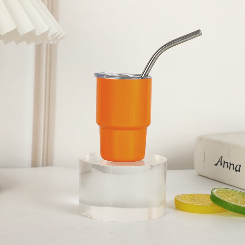 Stainless Steel Mini Straw Thermos Cup