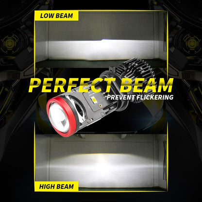 Y7D H4 LED Headlight Canbus Car Light 6500K 90W 18000LM Conversion Kit High/Low Beam