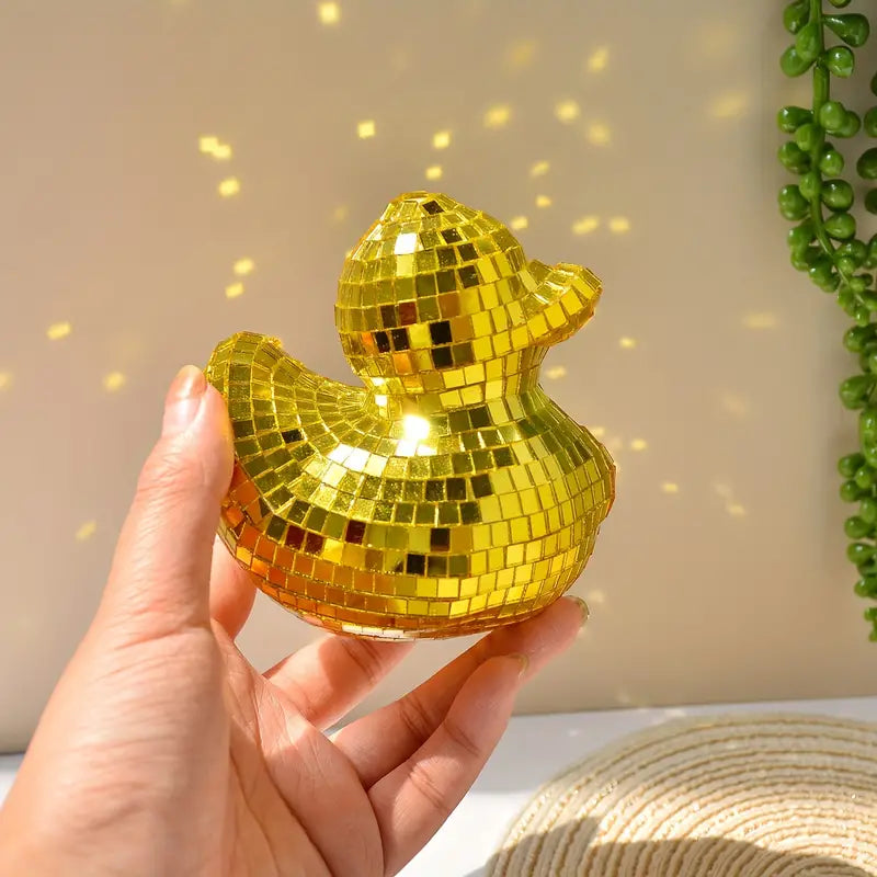 ✨🦆Charming Disco Mirror Duck