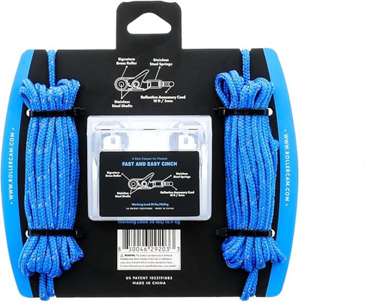 Rollercam Rope Roller 6-Pack w Accessory Cord & Carry Case