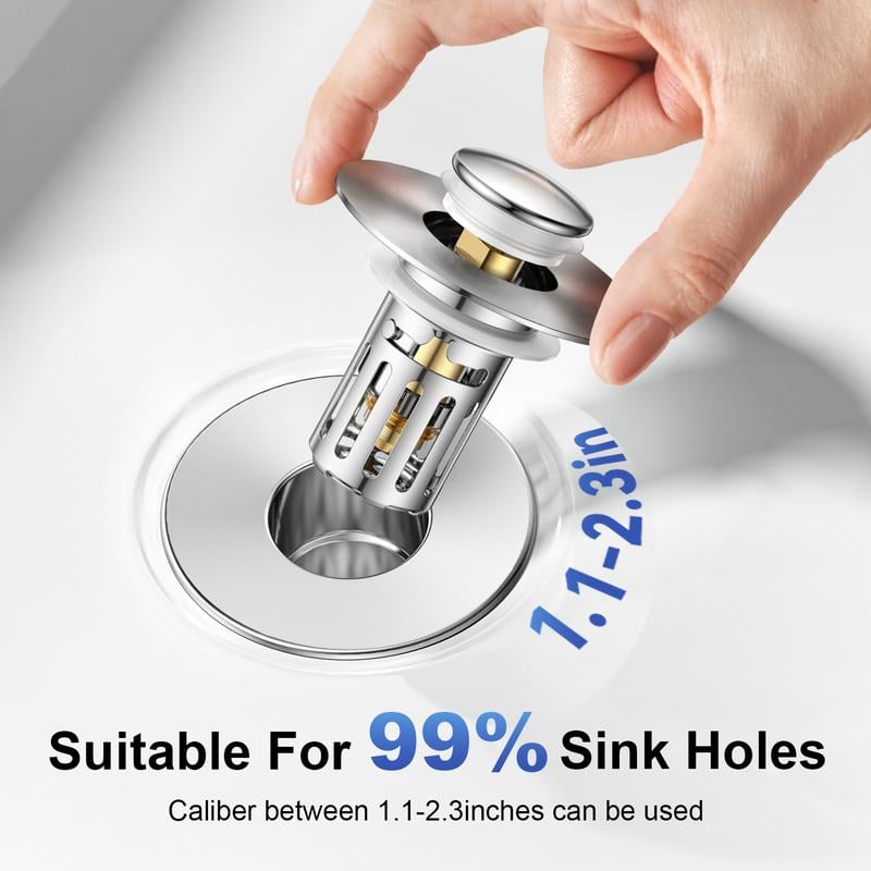 🔥Promotion Save- 49% OFF🔥-Universal 2-in-1 Bathroom SinkStopper
