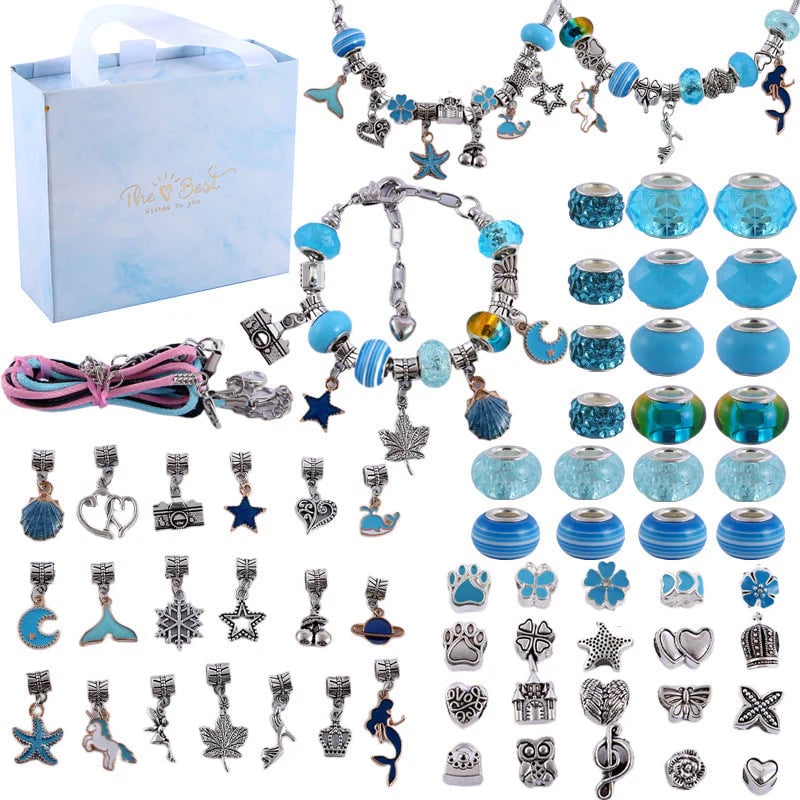 🔥Last 4 hours 57% OFF - ✨Girls Charm Bracelet Making Kit