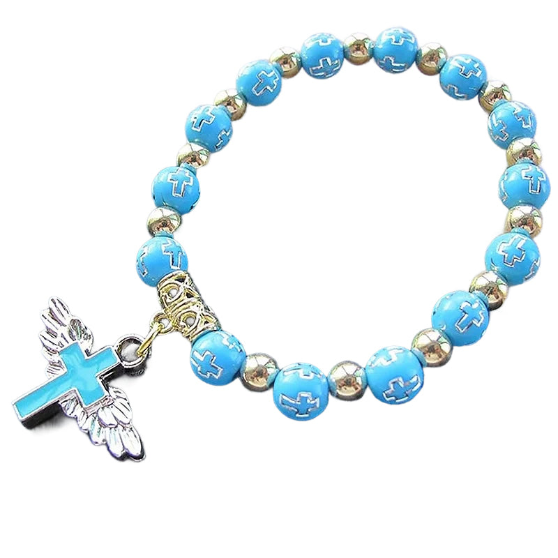 🎁2024 New Year Hot Sale🎁49% OFF🔥Angel Wing Cross Bracelet