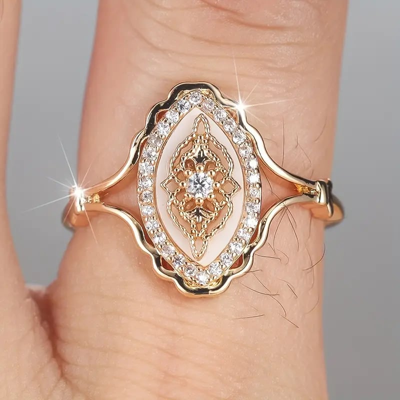 Vintage Luxury Blossom Ring💍