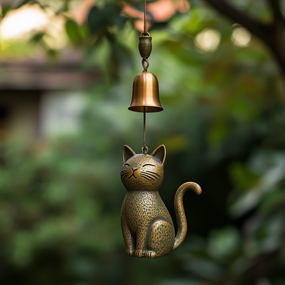 🔥🔥2025 Mother's Day Gift 50% Off--Cat Wind Chime