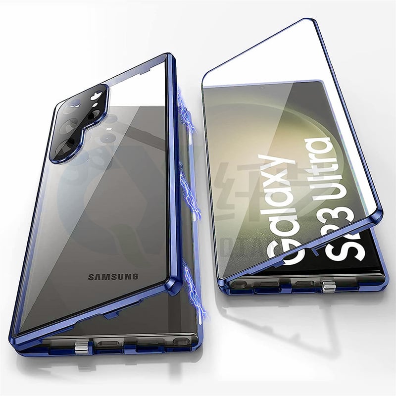 🔥New In Samsung S25 Series Case - Samsung Privacy Magnetic Double-sided Tempered Glass Case
